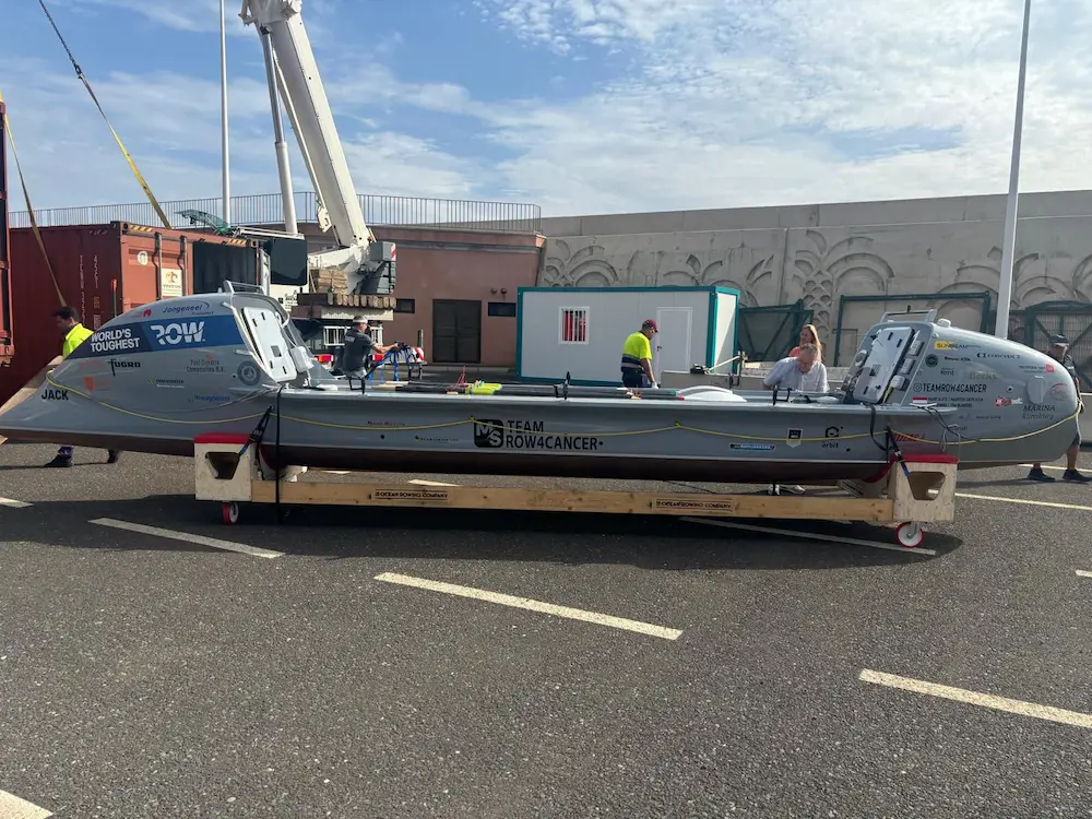 D34 Shipping La Gomera Marina The Ocean Rowing Company